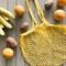 Wrapables Cotton Mesh Net Shopping Bag, Grocery Bag for Vegetables, Produce (Set of 3)